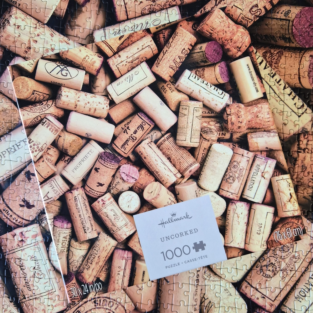 Hallmark Uncorked Puzzle with Wine Design